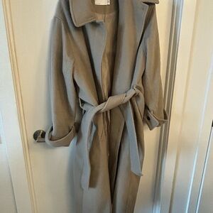 ASOS Beige Belted Trench Coat